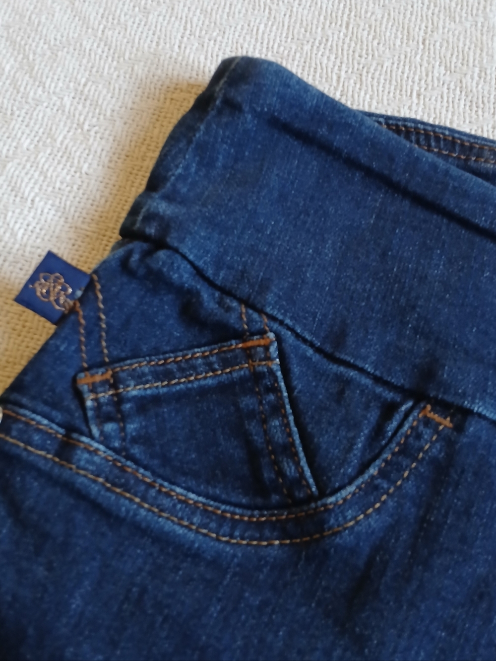 R&R ♡ fever crop pull on jegging denim jeans  14 rock &  republic - Picture 5 of 10